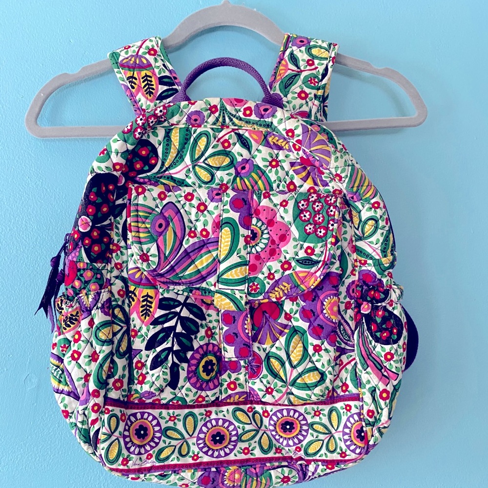 Vera Bradley bright fun bookbag excellent
